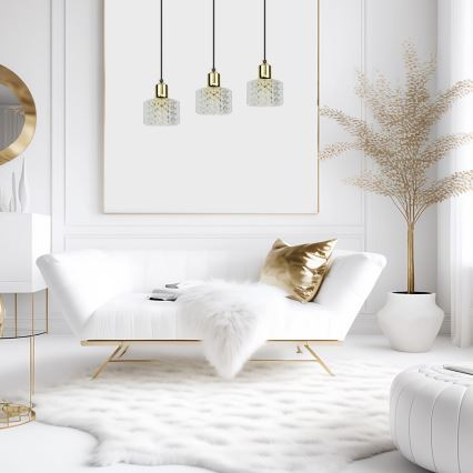 Hanglamp aan een koord LUMI 3xG9/8W/230V