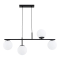 Hanglamp aan een koord LUNA 4xE14/10W/230V zwart