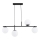 Hanglamp aan een koord LUNA 4xE14/10W/230V zwart
