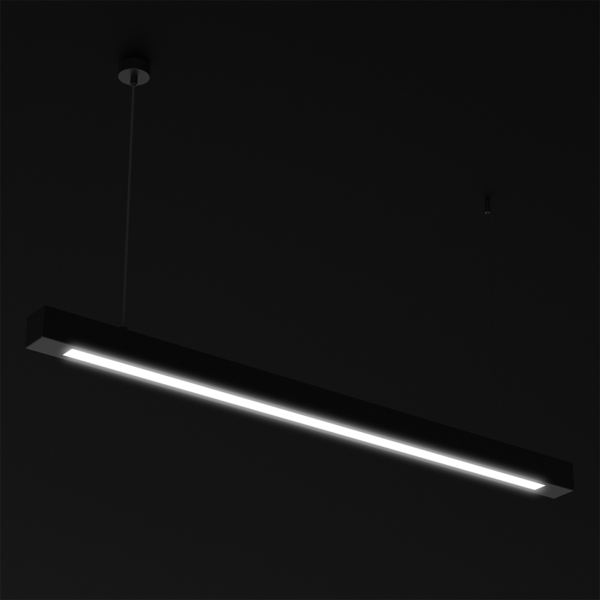 Hanglamp aan een koord LUNGO T8 1xG13/18W/230V zwart