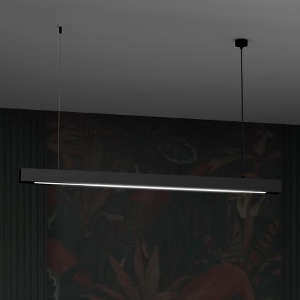 Hanglamp aan een koord LUNGO T8 1xG13/18W/230V zwart