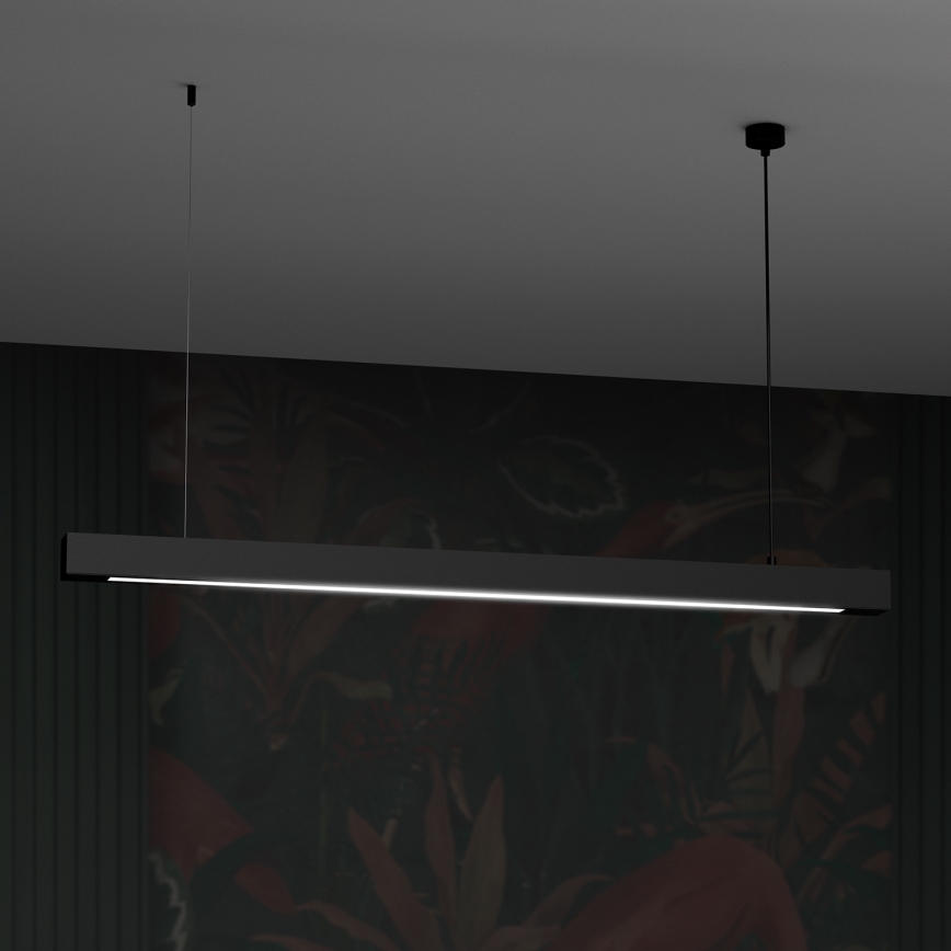 Hanglamp aan een koord LUNGO T8 1xG13/18W/230V zwart