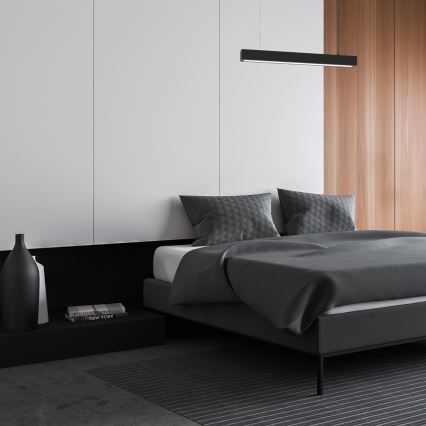 Hanglamp aan een koord LUNGO T8 1xG13/9W/230V zwart