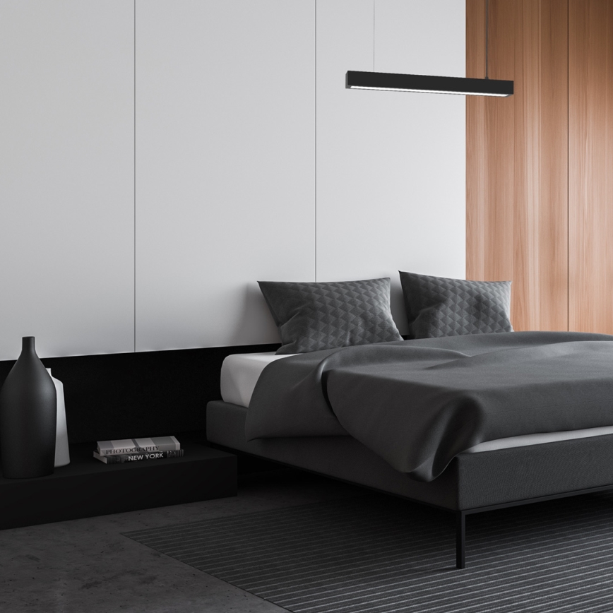 Hanglamp aan een koord LUNGO T8 1xG13/9W/230V zwart