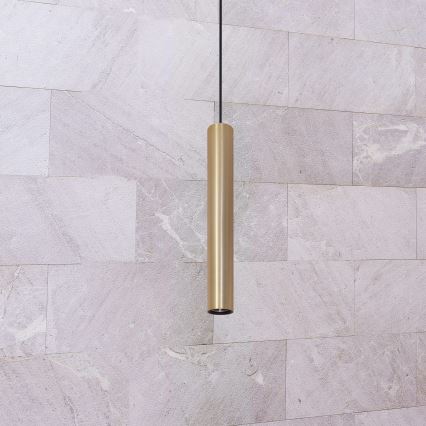 Hanglamp aan een koord LUNGOMARE 1xGU10/10W/230V goud