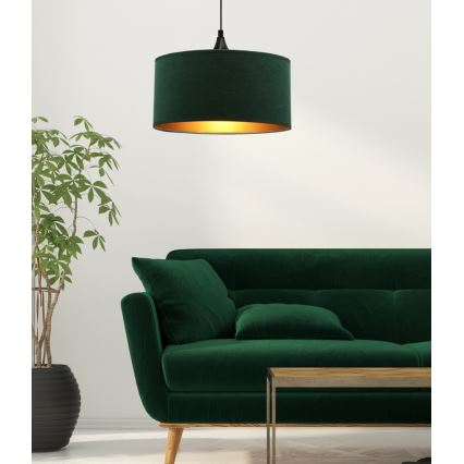 Hanglamp aan een koord MALOTO 1xE27/60W/230V groen