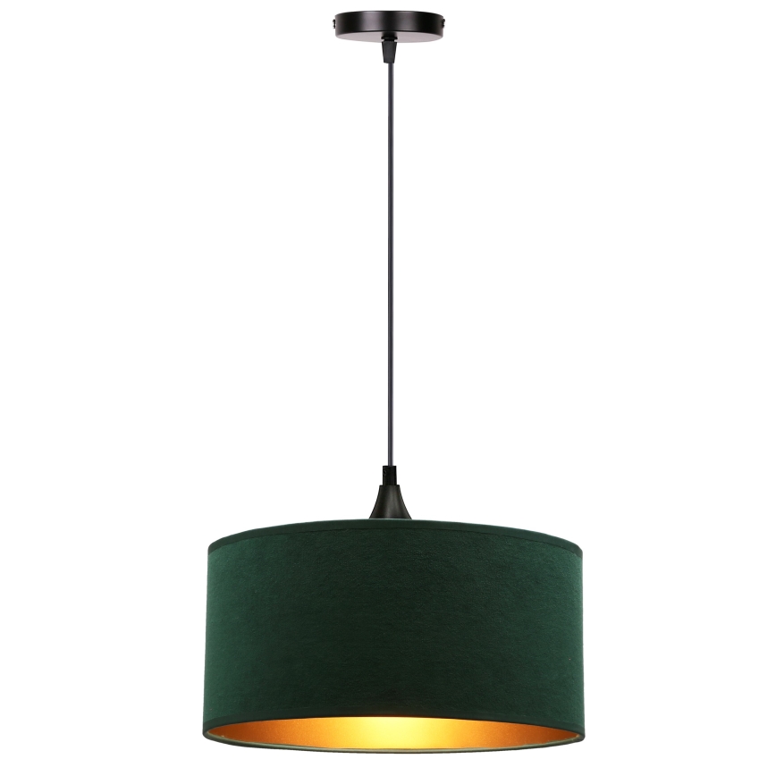 Hanglamp aan een koord MALOTO 1xE27/60W/230V groen