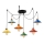 Hanglamp aan een koord MANAVGAT 6xE27/100W/230V spin