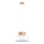 Hanglamp aan een koord MARION 1xE27/15W/230V diameter 29,5 cm wit