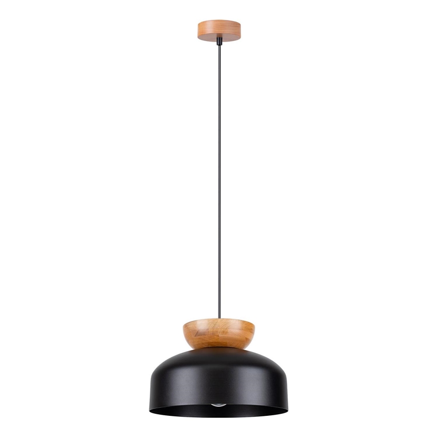 Hanglamp aan een koord MARION 1xE27/15W/230V diameter 29,5 cm zwart