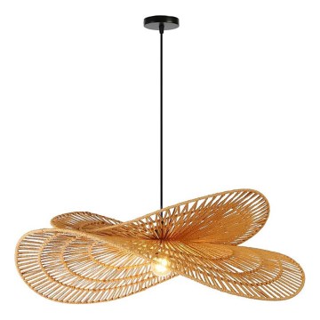 Hanglamp aan een koord MARIPOSA 1xE27/40W/230V diameter 80 cm jute