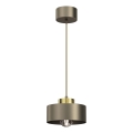 Hanglamp aan een koord MARTI 1xE27/15W/230V messing/goud