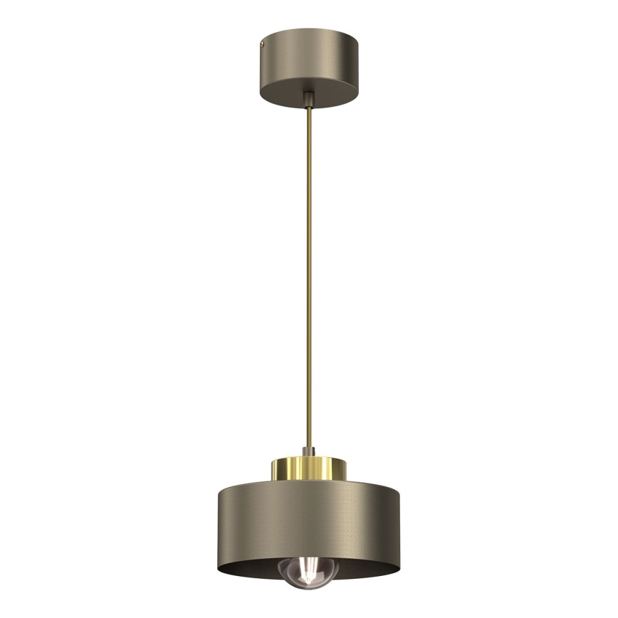 Hanglamp aan een koord MARTI 1xE27/15W/230V messing/goud