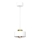 Hanglamp aan een koord MARTI 1xE27/15W/230V wit/goud