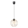 Hanglamp aan een koord MATT 1xE27/60W/230V zwart/gouden