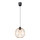 Hanglamp aan een koord MATT 1xE27/60W/230V zwart/koper