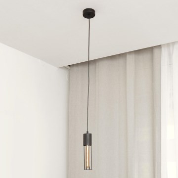 Hanglamp aan een koord MELODY 1xE27/15W/230V zwart
