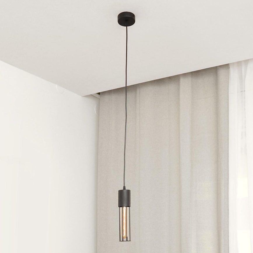 Hanglamp aan een koord MELODY 1xE27/15W/230V zwart