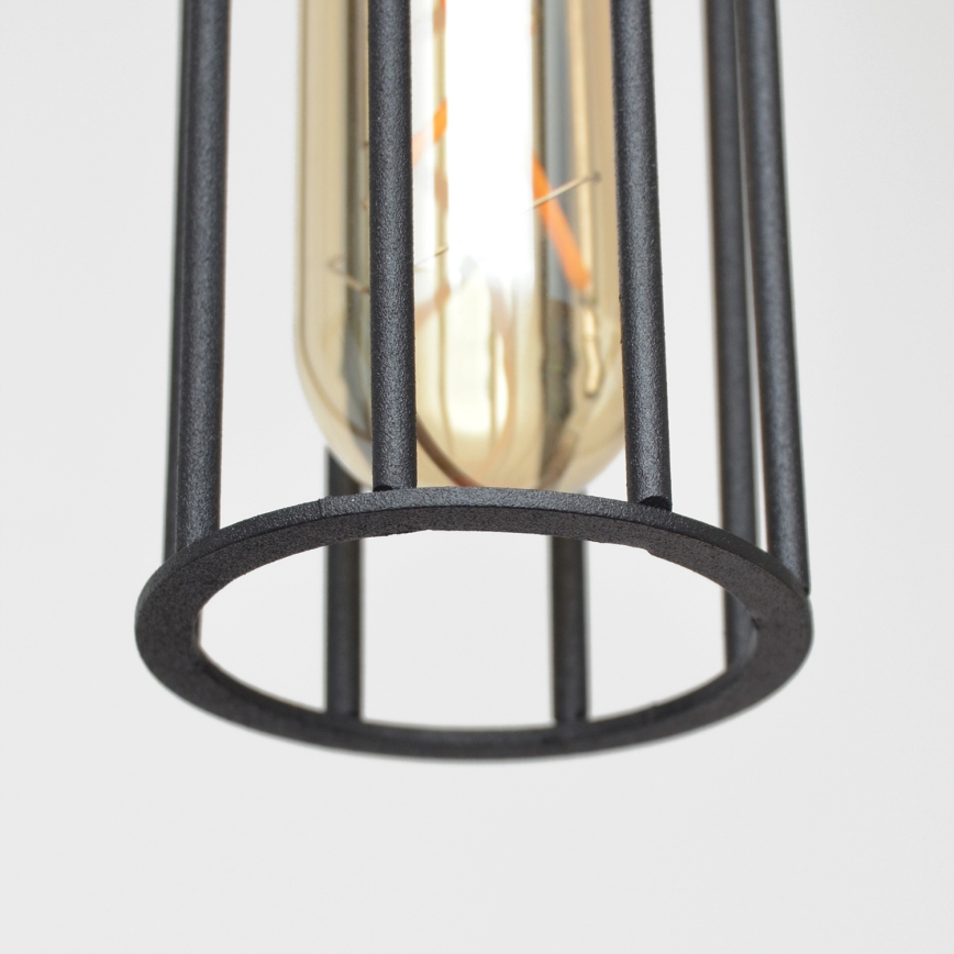 Hanglamp aan een koord MELODY 1xE27/15W/230V zwart