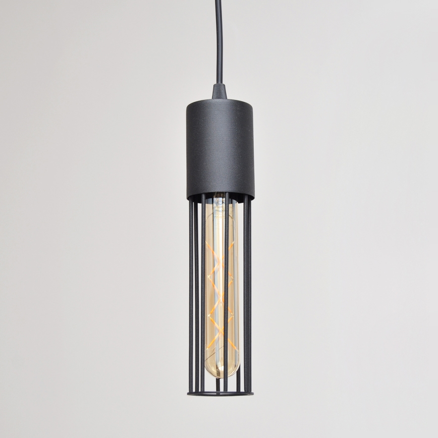 Hanglamp aan een koord MELODY 1xE27/15W/230V zwart