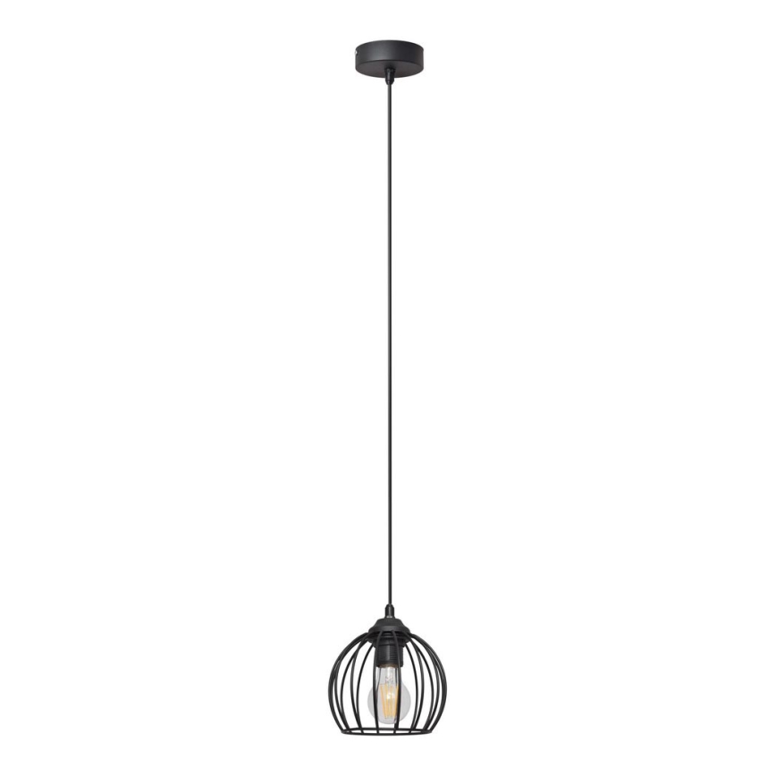 Hanglamp aan een koord MERCURE 1xE27/15W/230V diameter 16 cm zwart