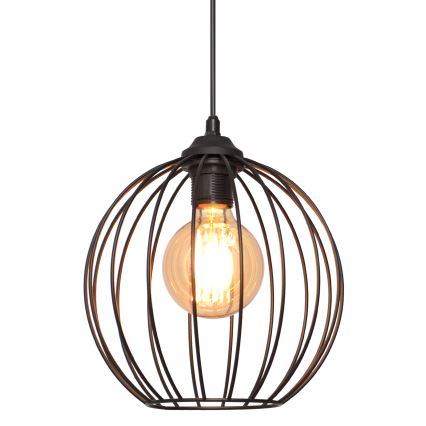 Hanglamp aan een koord MERCURE 1xE27/15W/230V diameter 24 cm zwart