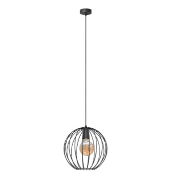 Hanglamp aan een koord MERCURE 1xE27/15W/230V diameter 30 cm zwart