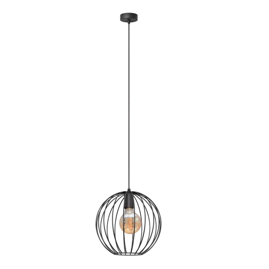 Hanglamp aan een koord MERCURE 1xE27/15W/230V diameter 30 cm zwart