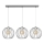 Hanglamp aan een koord MERCURE 3xE27/15W/230V grijs