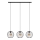 Hanglamp aan een koord MERCURE 3xE27/15W/230V zwart