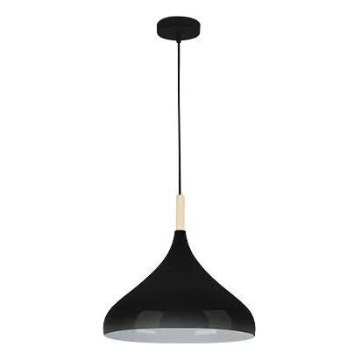 Hanglamp aan een koord MIKO 1xE27/60W/230V diameter 32 cm zwart