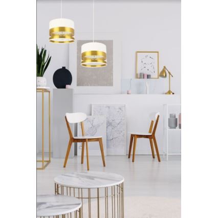 Hanglamp aan een koord MILO 2xE27/60W/230V goud