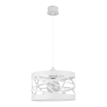 Hanglamp aan een koord MODUL FREZ 1xE27/60W/230V d. 30 cm wit