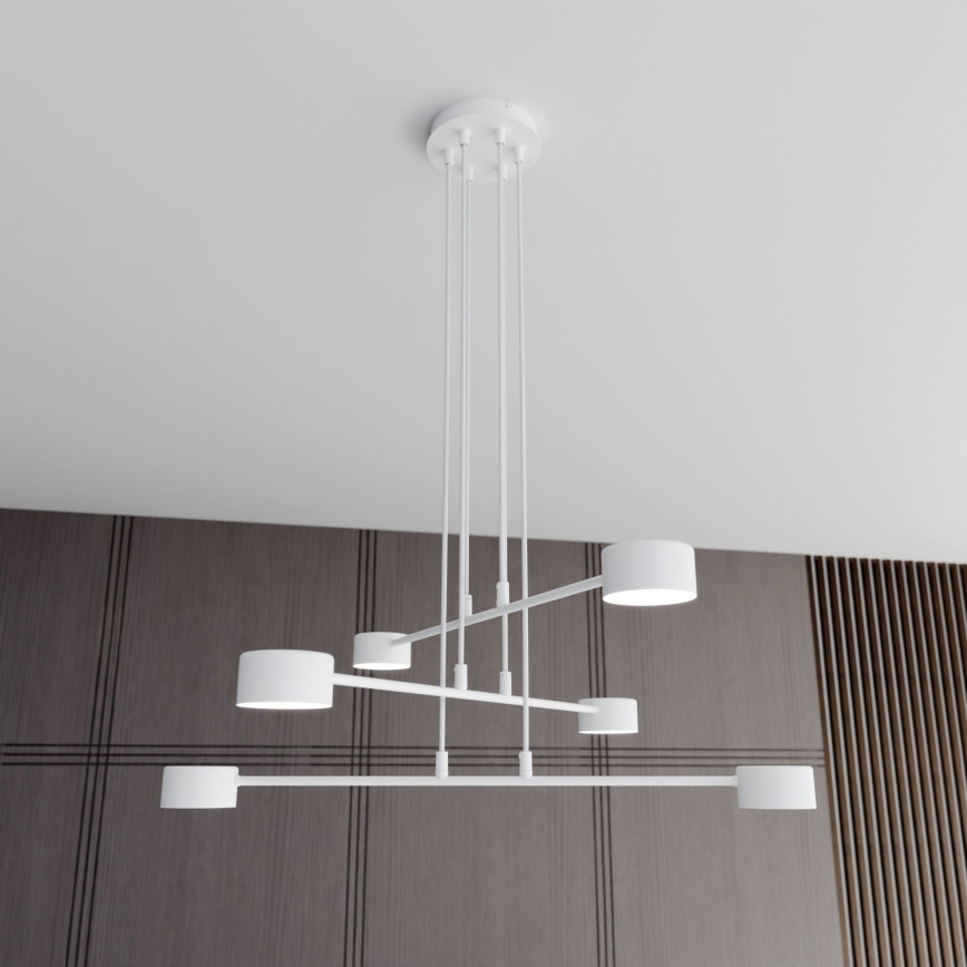 Hanglamp aan een koord MODUS 6xGX53/10W/230V wit