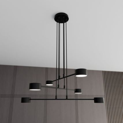 Hanglamp aan een koord MODUS 6xGX53/10W/230V zwart