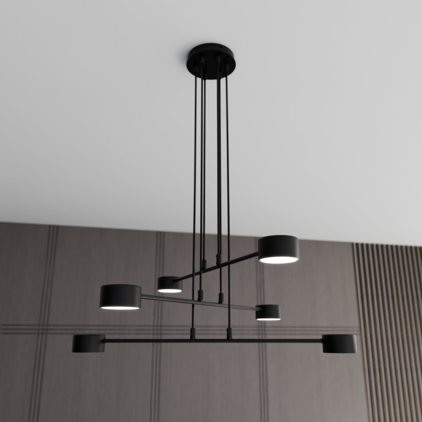 Hanglamp aan een koord MODUS 6xGX53/10W/230V zwart