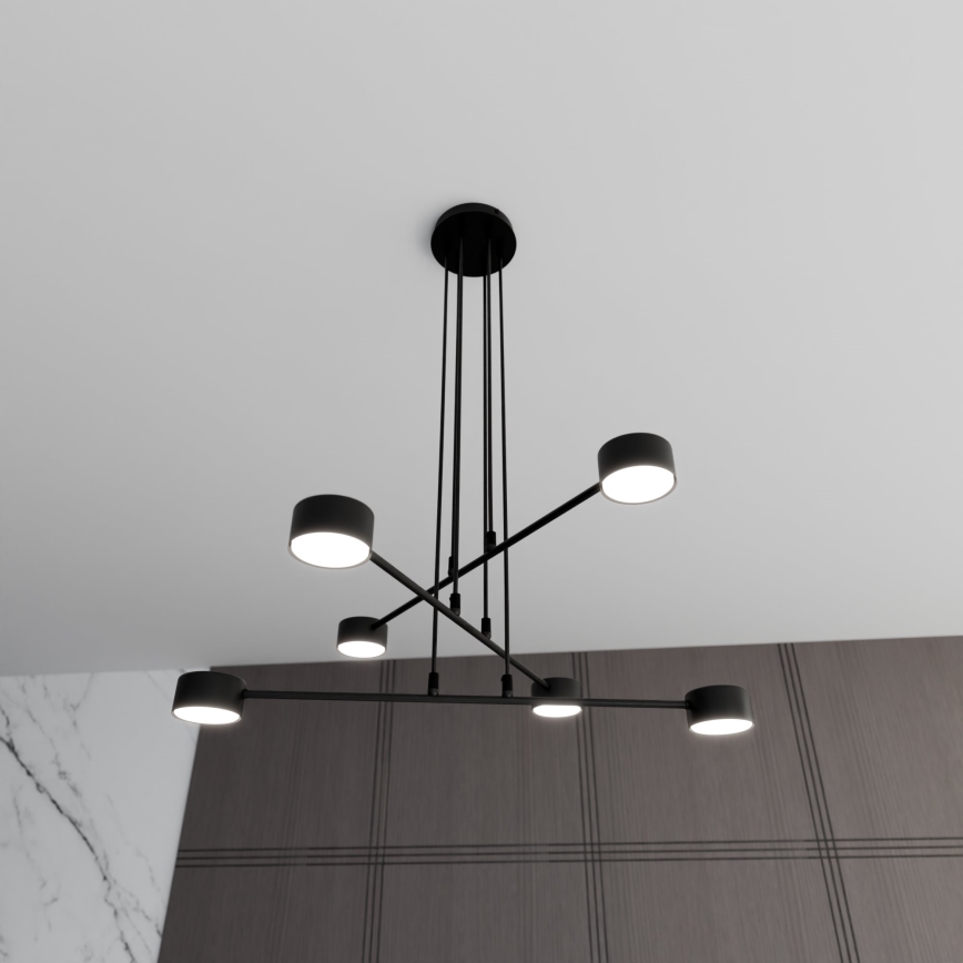 Hanglamp aan een koord MODUS 6xGX53/10W/230V zwart