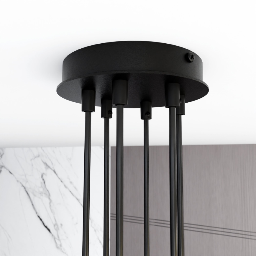 Hanglamp aan een koord MODUS 6xGX53/10W/230V zwart