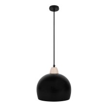 Hanglamp aan een koord MONROE 1xE27/60W/230V zwart