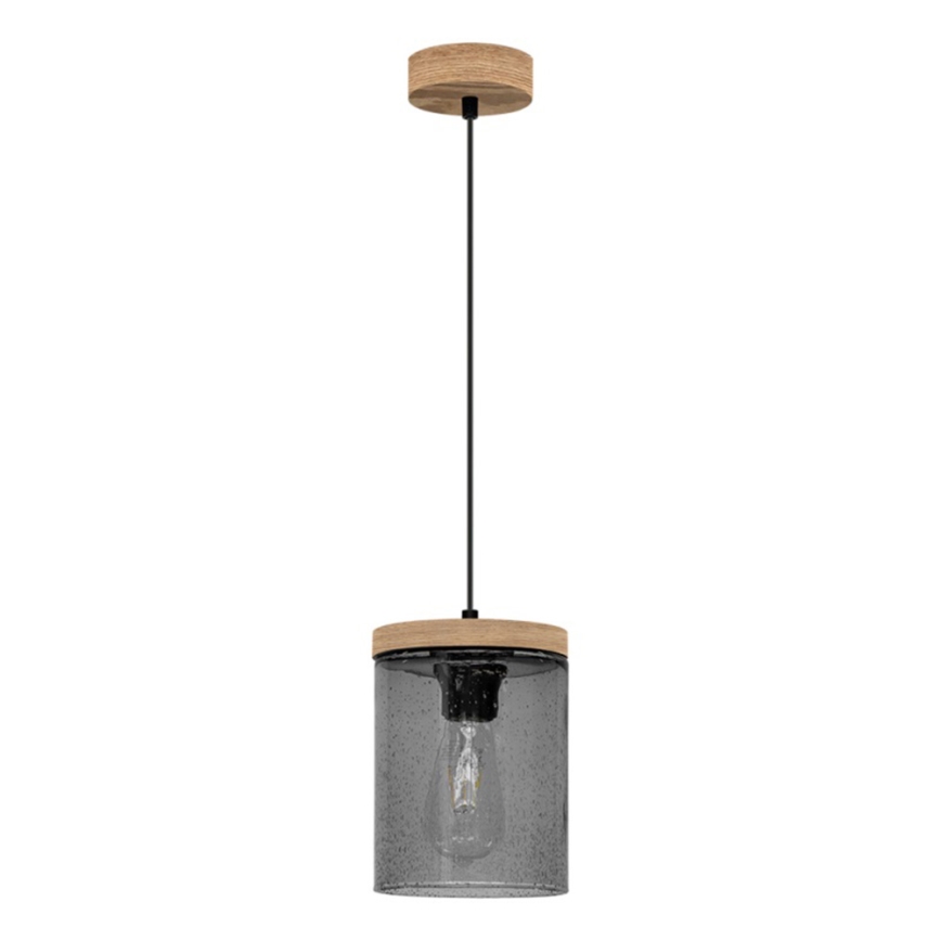 Hanglamp aan een koord MONSUN 1xE27/60W/230V grenen