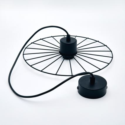 Hanglamp aan een koord MONTANA 1xE27/15W/230V diameter 30 cm zwart