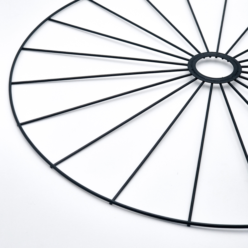 Hanglamp aan een koord MONTANA 1xE27/15W/230V diameter 45 cm zwart