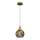 Hanglamp aan een koord MONTE 1xE27/60W/230V d. 15 cm goud