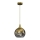 Hanglamp aan een koord MONTE 1xE27/60W/230V d. 20 cm goud