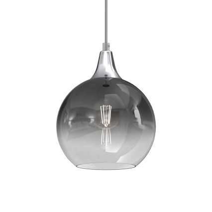 Hanglamp aan een koord MONTE 1xE27/60W/230V d. 20 cm mat chroom