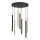 Hanglamp aan een koord MONZA 7xG9/8W/230V zwart/goud