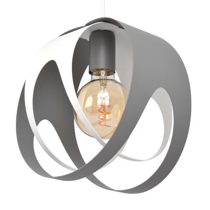 Hanglamp aan een koord MOONLIGHT 1xE27/15W/230V grijs