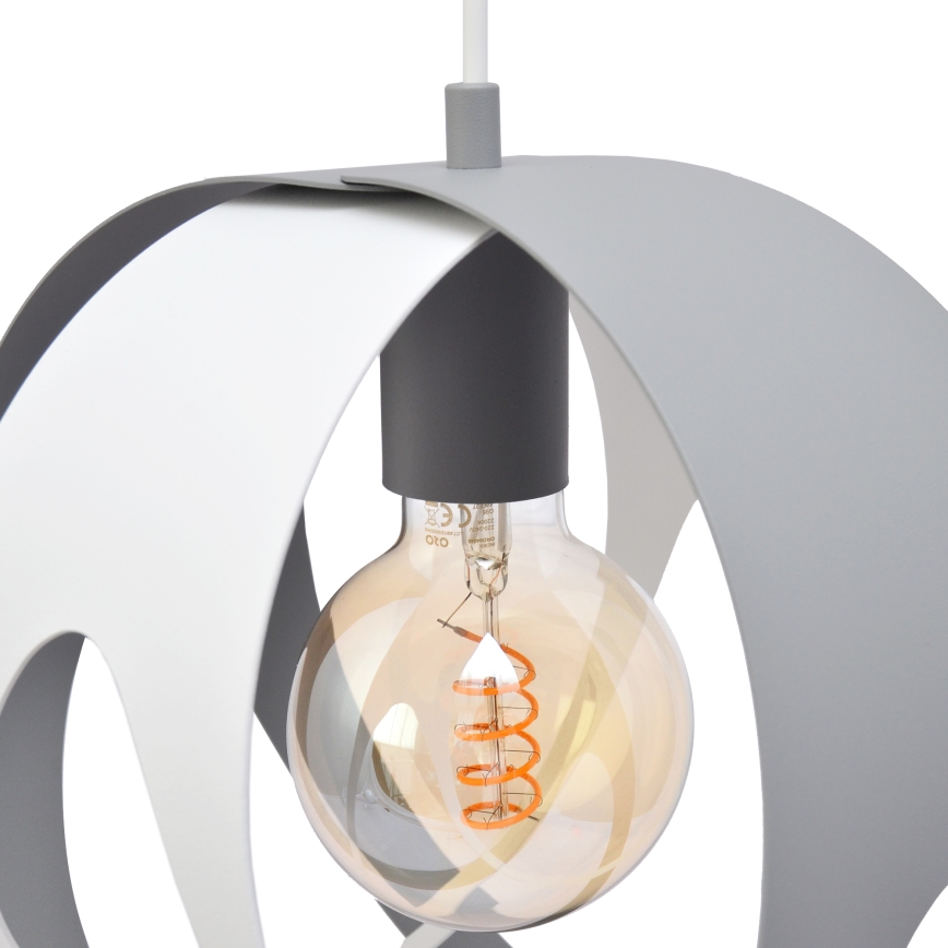 Hanglamp aan een koord MOONLIGHT 1xE27/15W/230V grijs