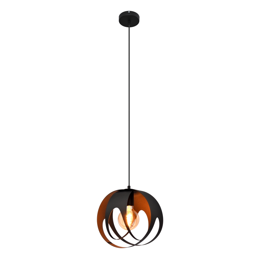 Hanglamp aan een koord MOONLIGHT 1xE27/15W/230V zwart