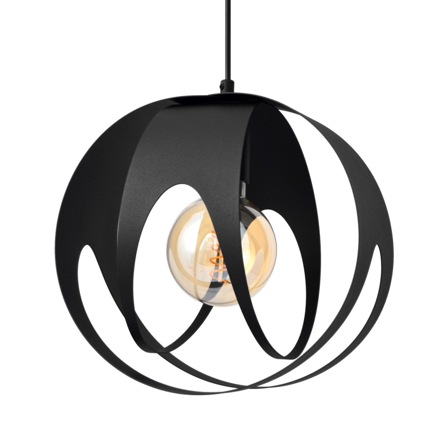 Hanglamp aan een koord MOONLIGHT 1xE27/15W/230V zwart